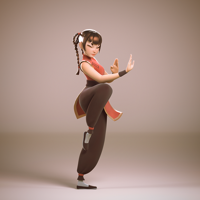 Poyecto Personal - Kung Fu Lama Girl 1