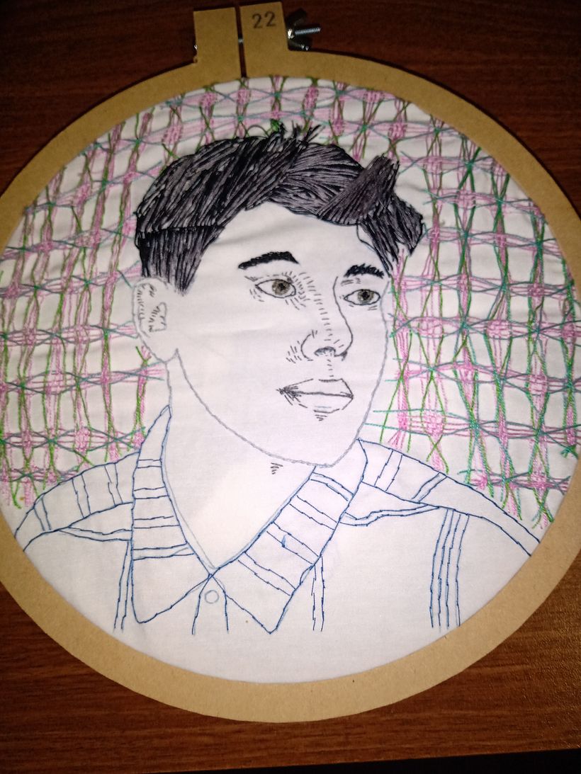 Mi Proyecto del curso: Creación de retratos bordados 1