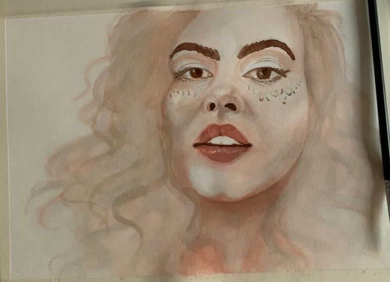 My project in Artistic Portrait with Watercolors course 1