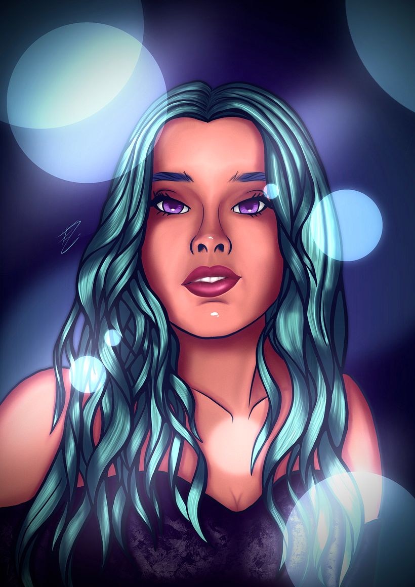 Mi Proyecto del curso: Retrato de personajes femeninos con Procreate 0