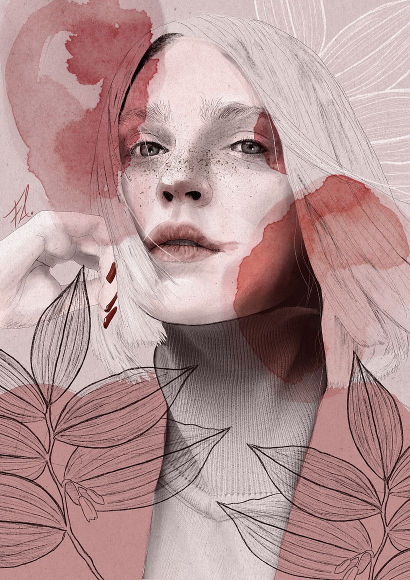 Mi Proyecto del curso: Retrato ilustrado con Procreate 2