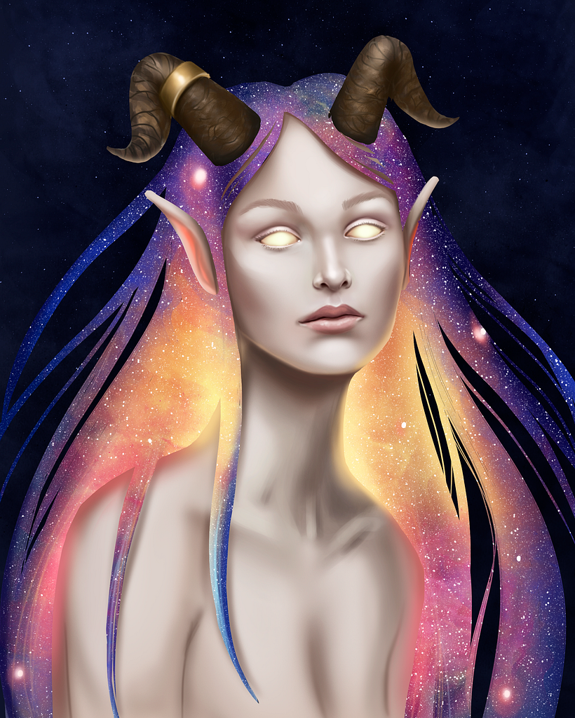 My project in Digital Fantasy Portraits with Photoshop course -1