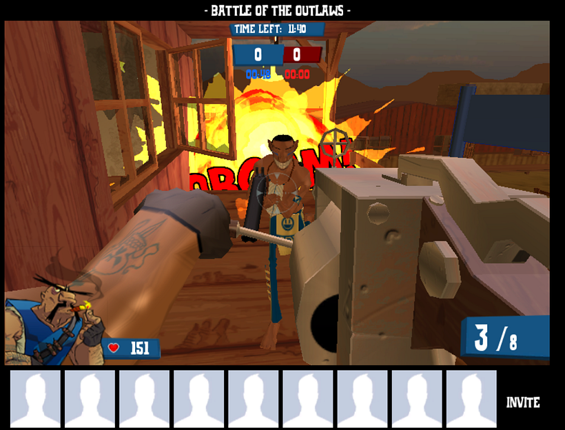 Battle of the outlaws (multiplayer unpublished prototype) 0