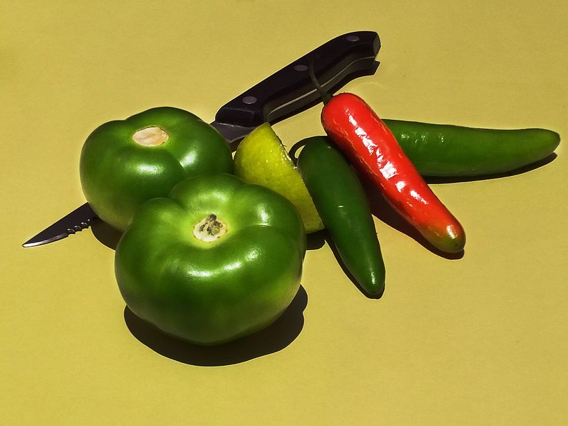 Ingredientes ideales para hacer una deliciosa salsa.