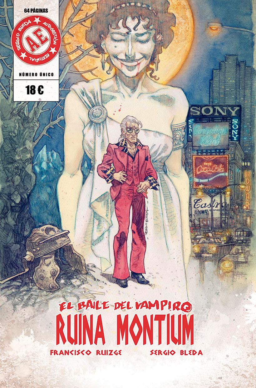 Portada del cómic 'El baile del vampiro - Ruina Montium', de Sergio Bleda y Francisco Ruizge