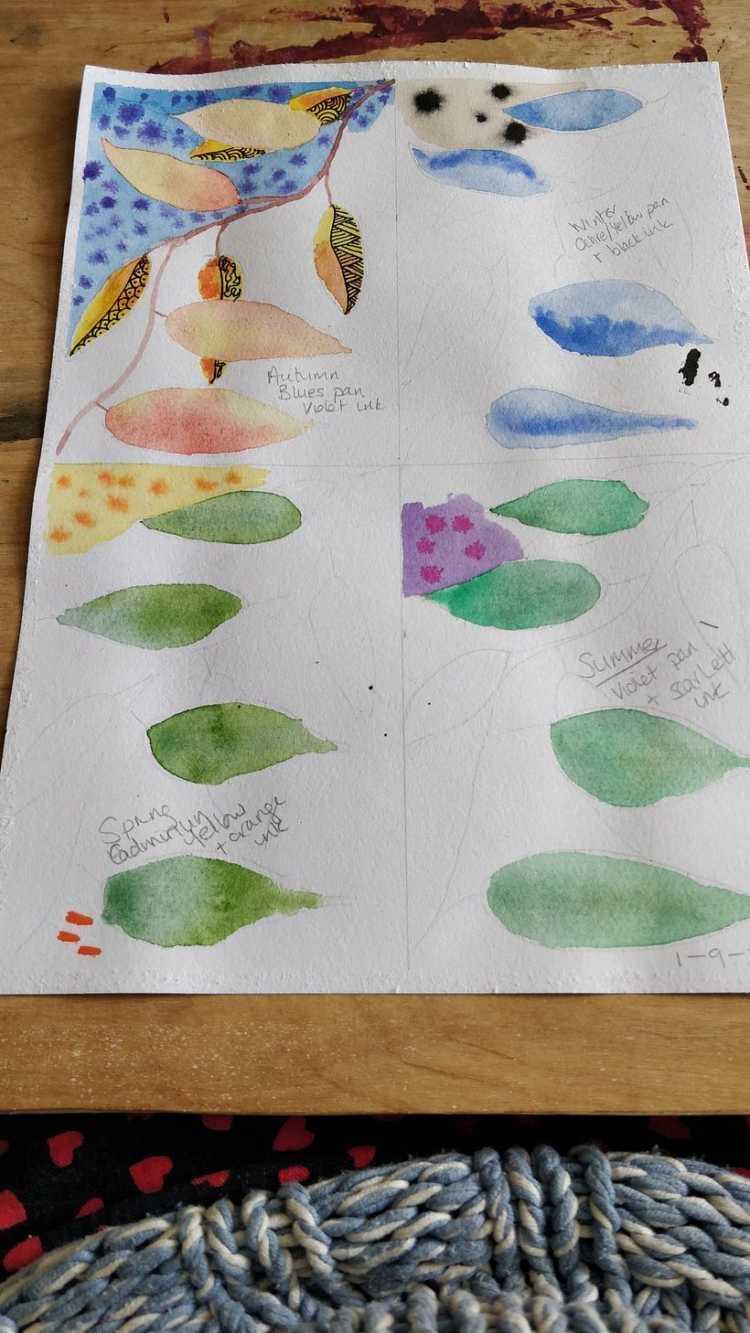 Colour experiments. Idea for an updated product for each season