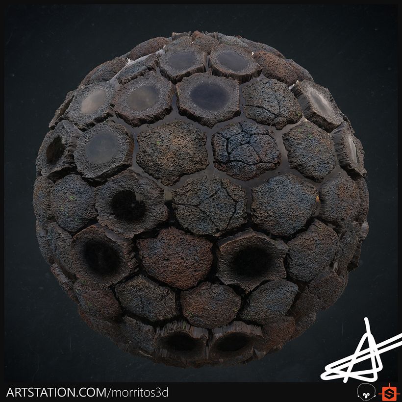 TEXTURA La calzada de los gigantes por Mr.morritos3D -1