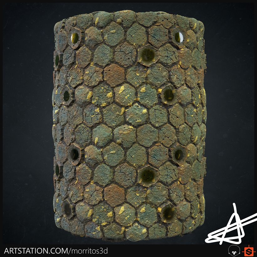 TEXTURA La calzada de los gigantes por Mr.morritos3D 3