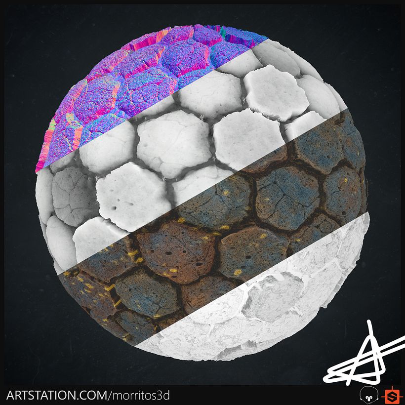 TEXTURA La calzada de los gigantes por Mr.morritos3D 6