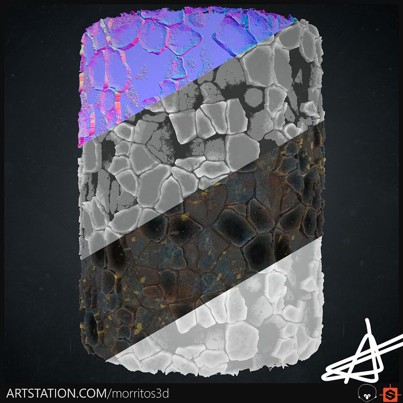 TEXTURA La calzada de los gigantes por Mr.morritos3D 8
