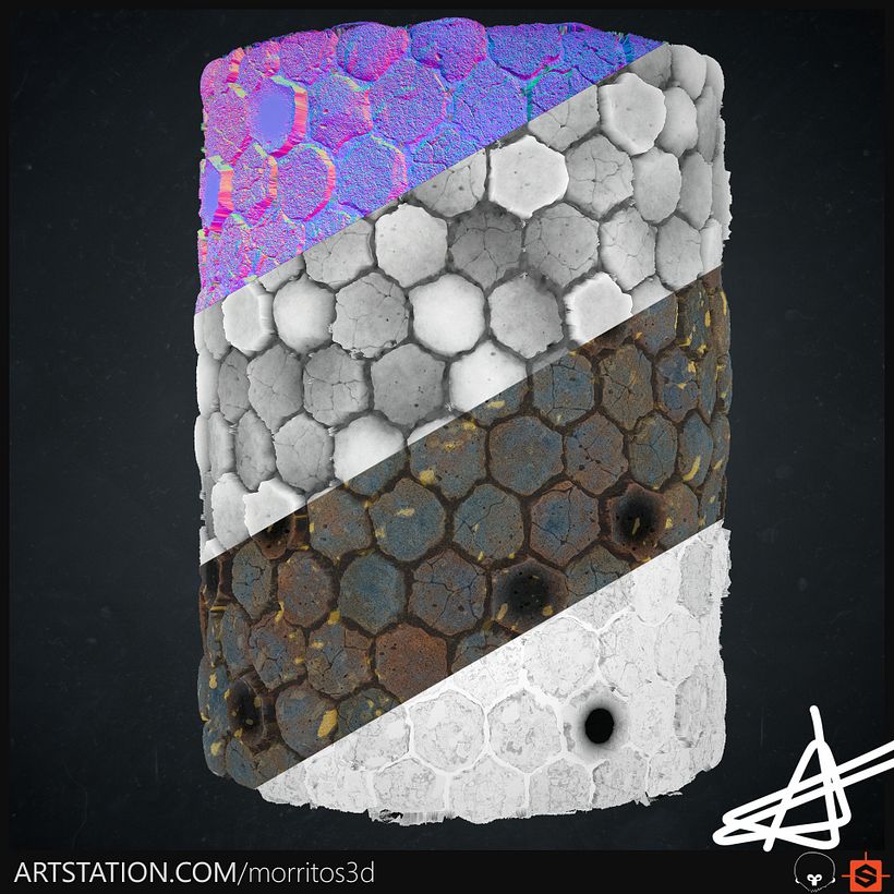 TEXTURA La calzada de los gigantes por Mr.morritos3D 9