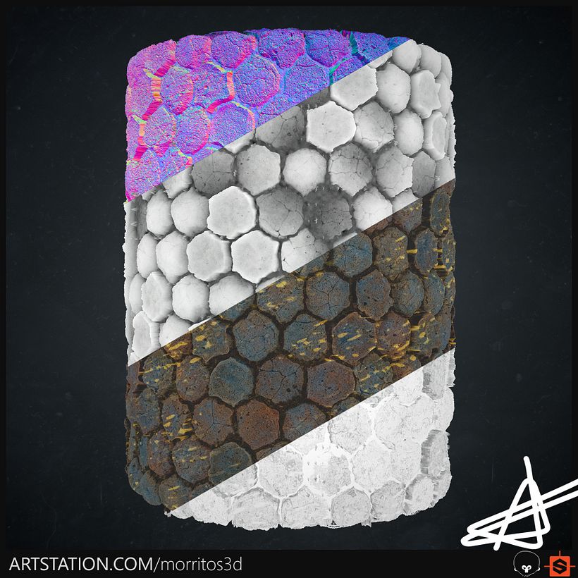 TEXTURA La calzada de los gigantes por Mr.morritos3D 10