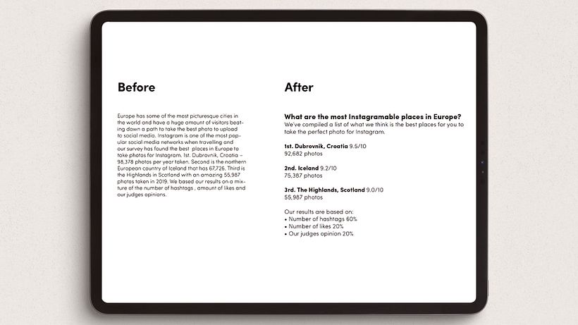 Tutorial Diseño web: 6 consejos de escritura esenciales para diseñadores 7