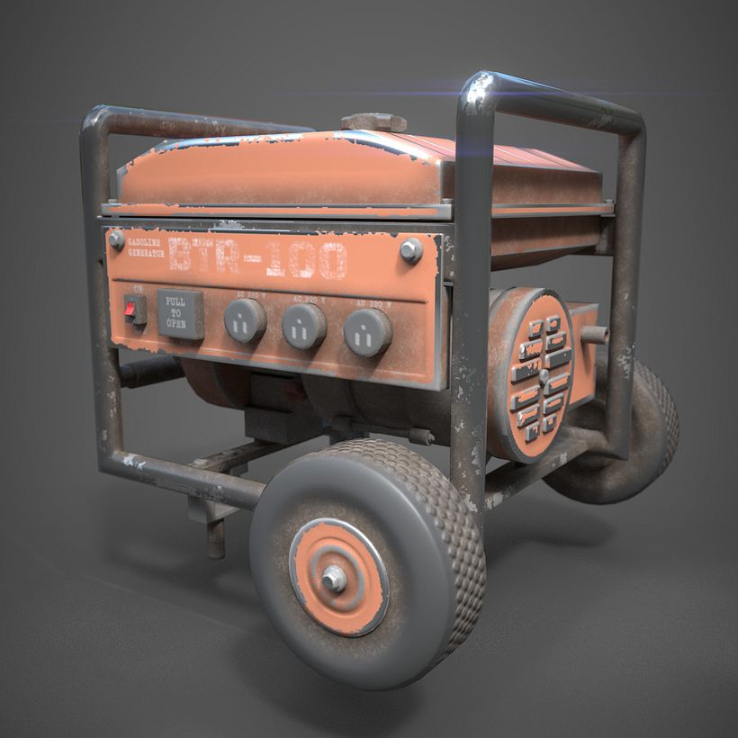 Mi Proyecto del curso: Creación de props realistas para videojuegos 1