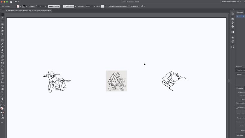 Tutorial Illustrator: consejos para vectorizar bocetos 5
