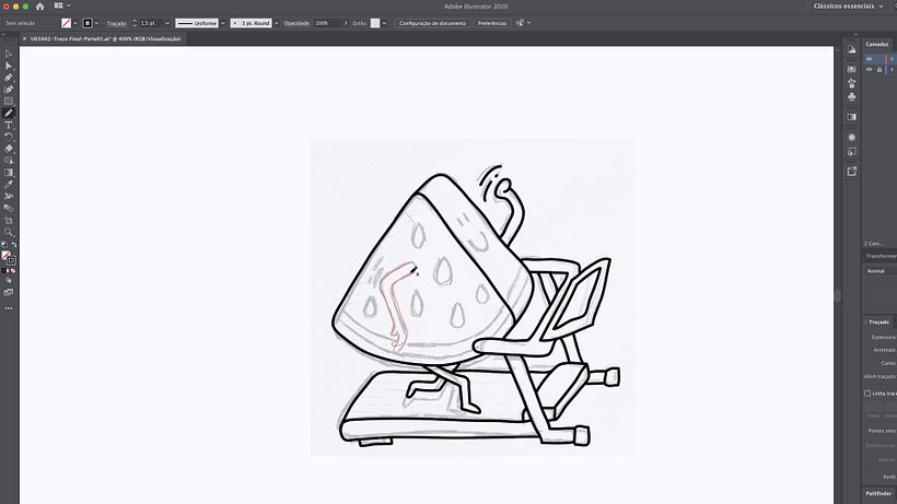 Tutorial Illustrator: consejos para vectorizar bocetos 14