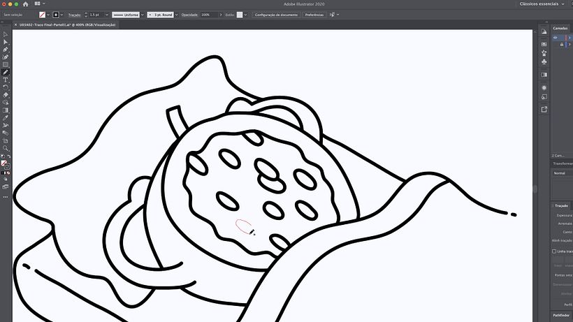 Tutorial Illustrator: consejos para vectorizar bocetos 16