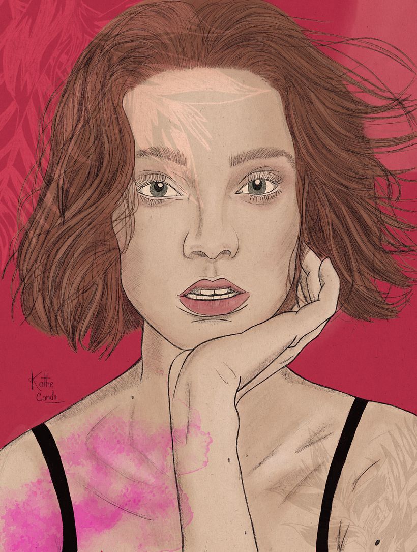 Mi Proyecto del curso: Retrato ilustrado con Procreate 1