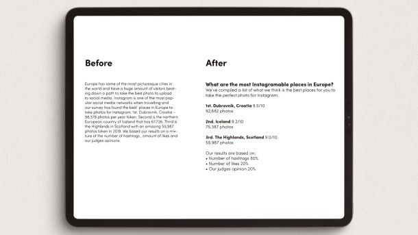 Tutorial Web Design: 6 dicas de escrita que designers precisam conhecer 7