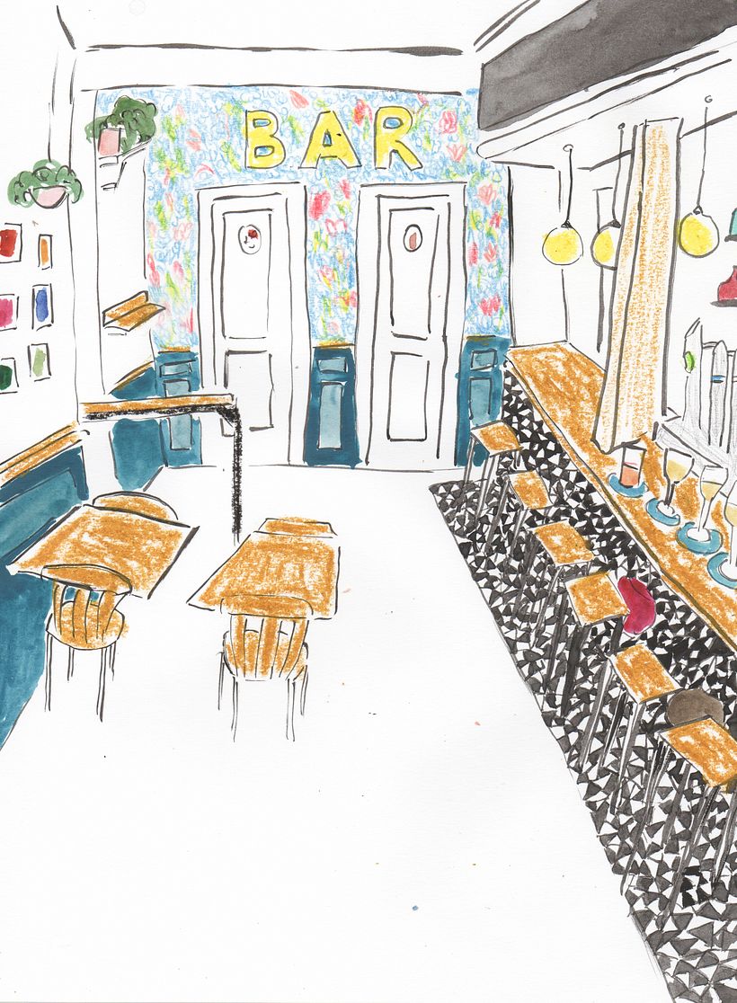 :p :D :) Lockdown illustrations series - Traditional illustration
