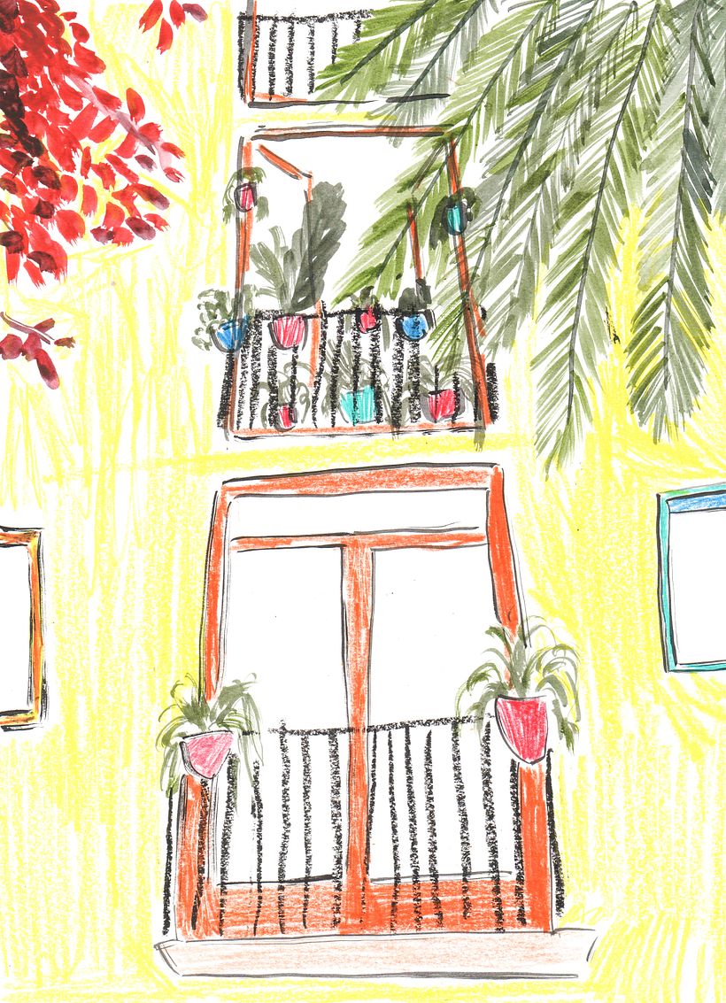 :p :D :) Lockdown illustrations series - Traditional illustration