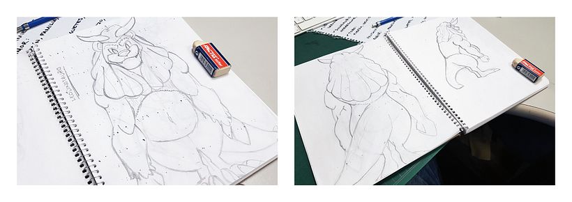 Le croquis.