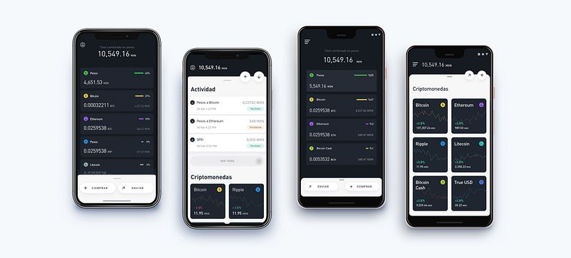 Bitso: Key Screens
