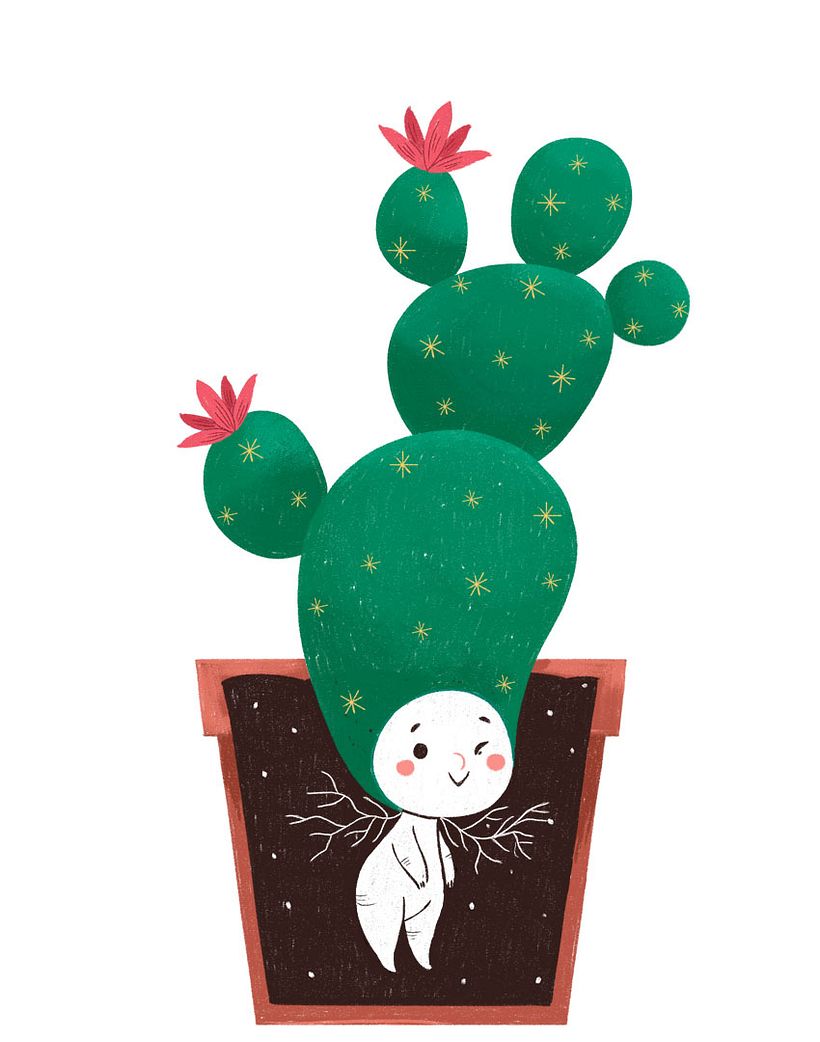 Plantitas - Ilustración digital