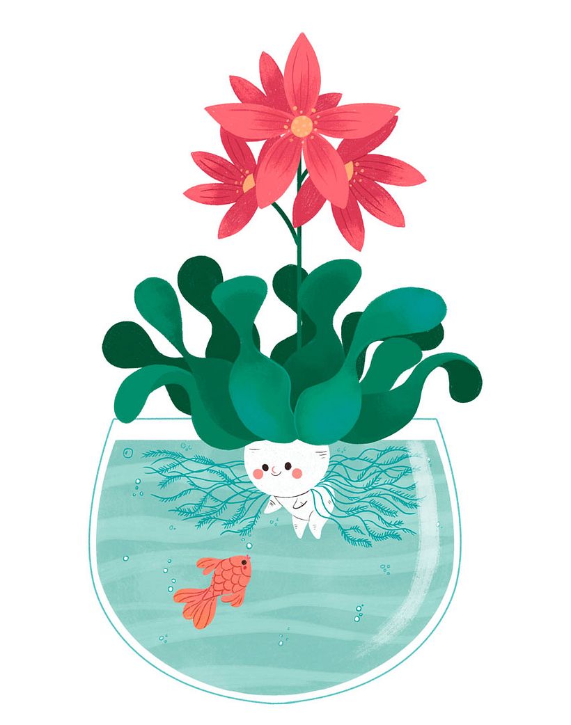 Plantitas - Ilustración digital