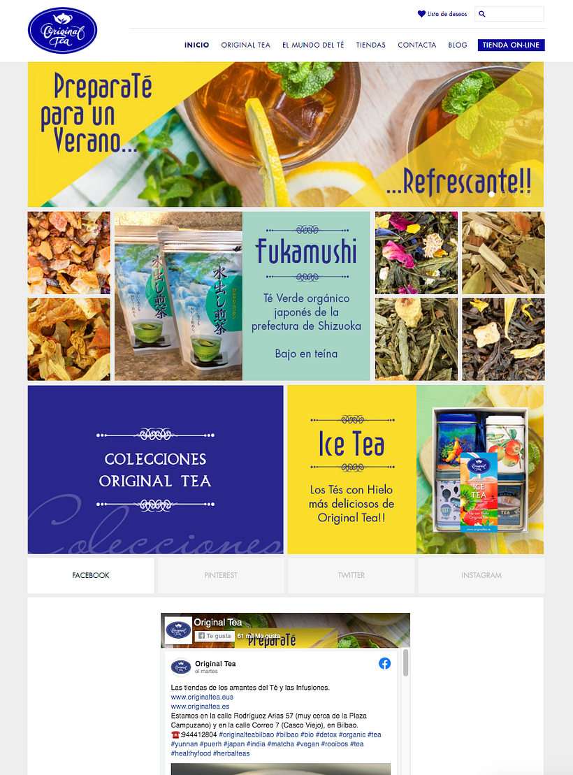 Escaparate VERANO para Original Tea 6