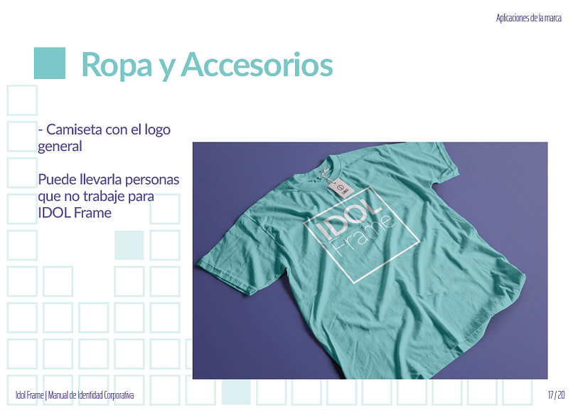 Identidad Corporativa IDOL Frame 12