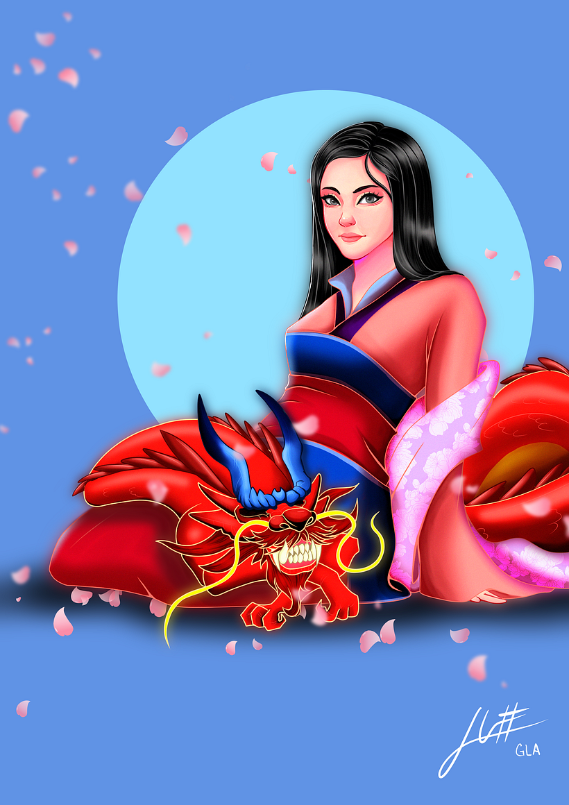 My project in Female Character Portraits in Procreate course 0