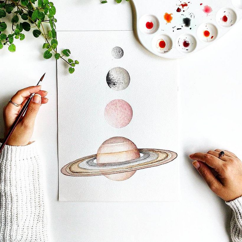 Saturno e Luas, 2017