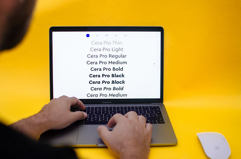 We searched for the right font with Fontstand.