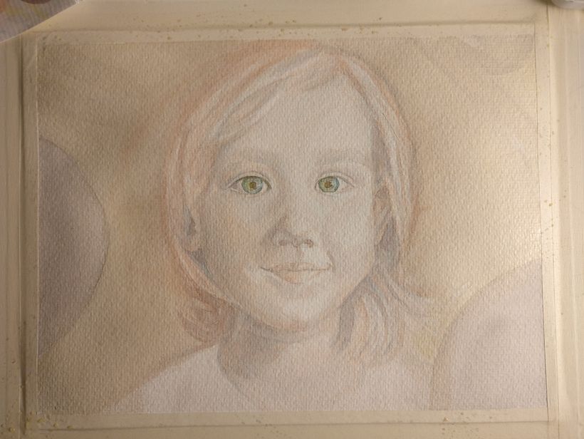 My project in Artistic Portrait with Watercolors course 3