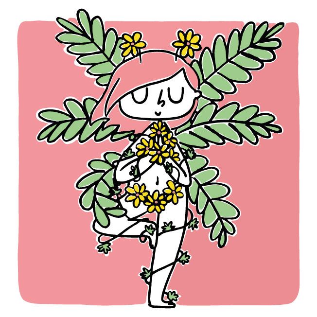 YOGA SERIES - Ilustrație tradițională
