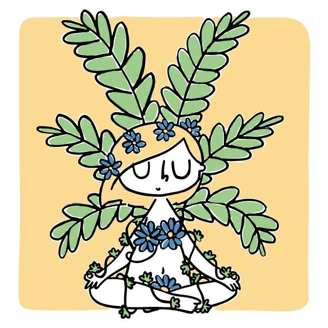 YOGA SERIES - Ilustrație tradițională