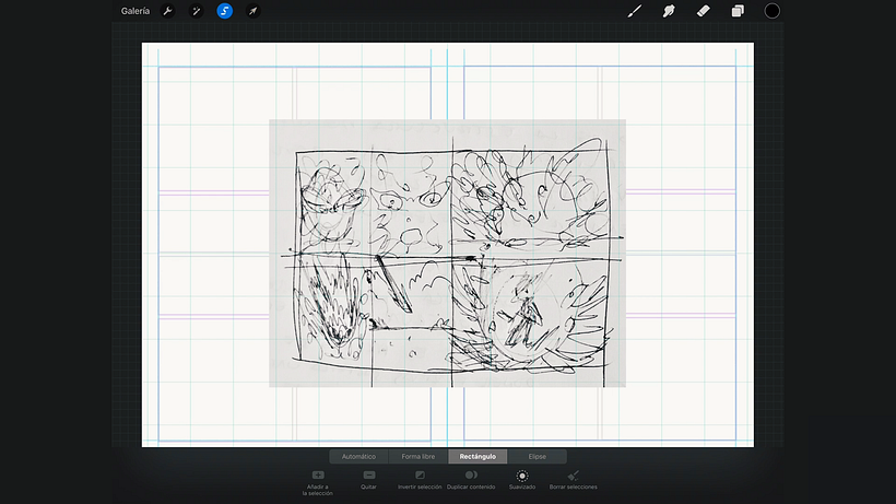Import your sketch to Procreate