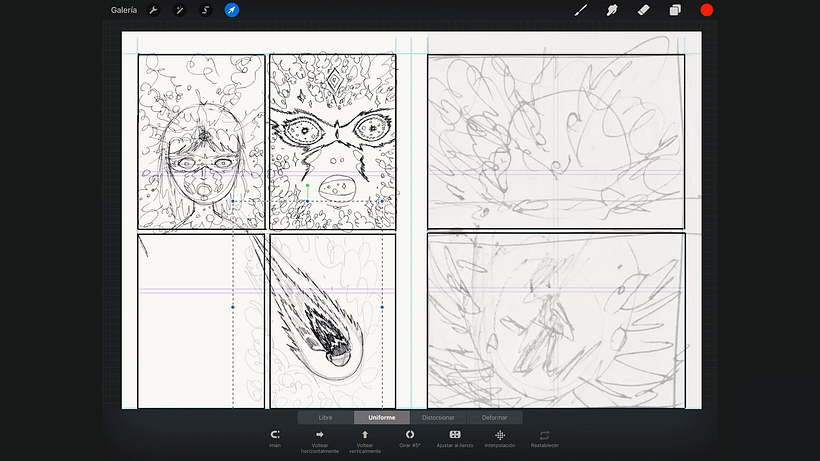Reorder and modify the original sketch