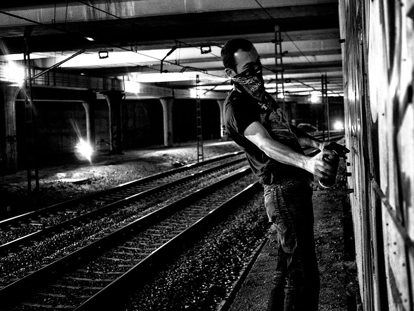 Fotografía perteneciente al libro Guerreros Urbanos ©Jeosm