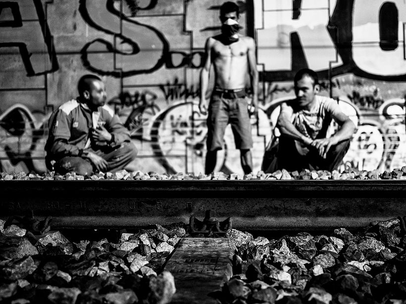 Fotografía perteneciente al libro Guerreros Urbanos ©Jeosm