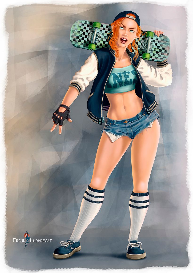 Inés Skateboarder, Mi Proyecto del curso: Creación de personajes estilo urbano 6