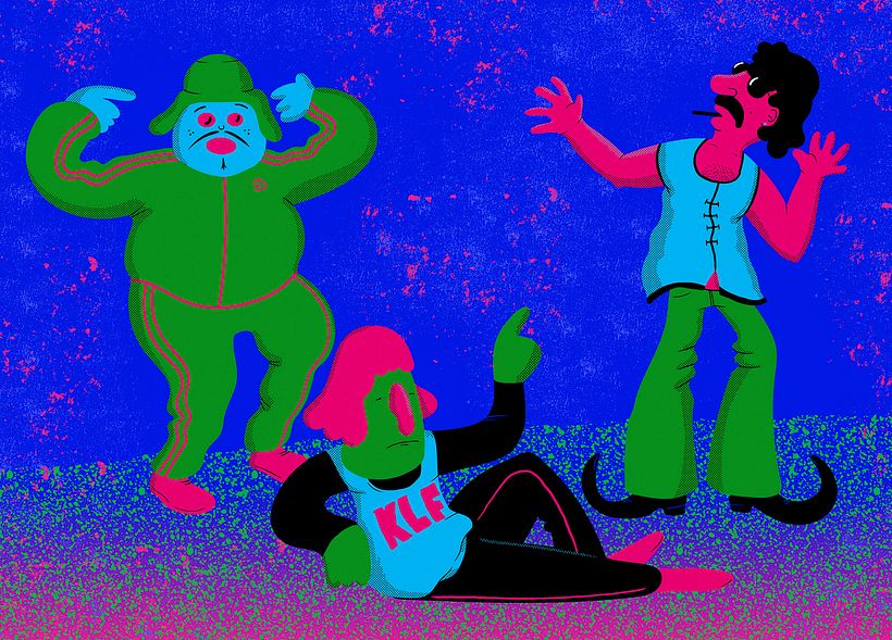 Just a bunch of freaks! - Ilustração tradicional