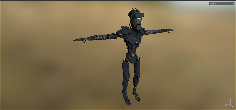 ART ahora en su etapa de texturizado! 