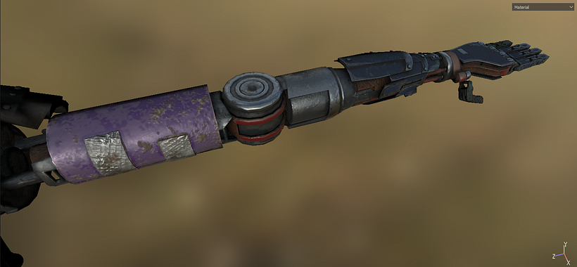 ART ahora en su etapa de texturizado! 