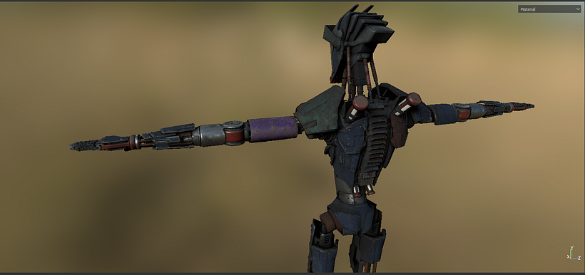 ART ahora en su etapa de texturizado! 