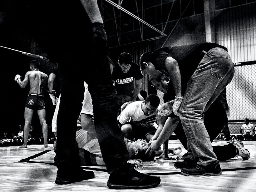 Combate entre los Luchadores Marc Gomez Lufo y Koke. ©Jeosm