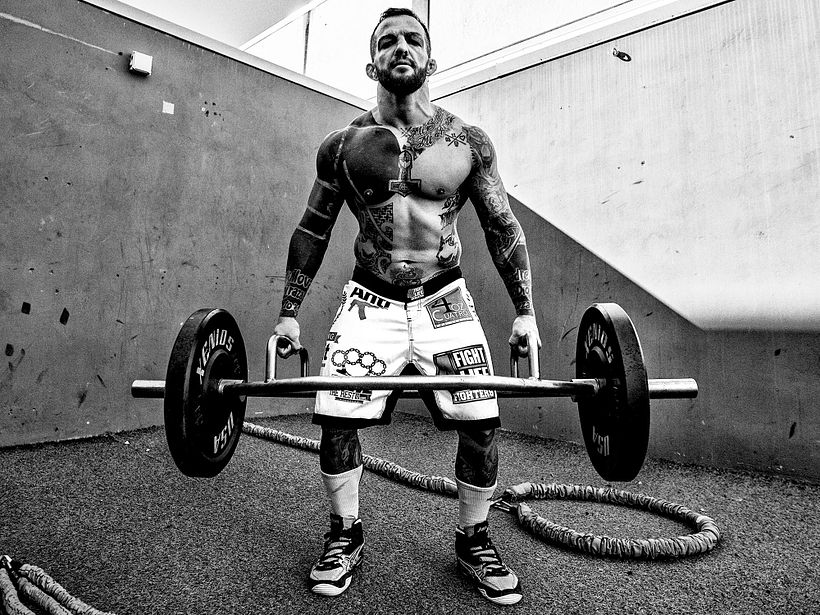 Retrato al luchador José Luis Zapater Aguirre Titín ©Jeosm