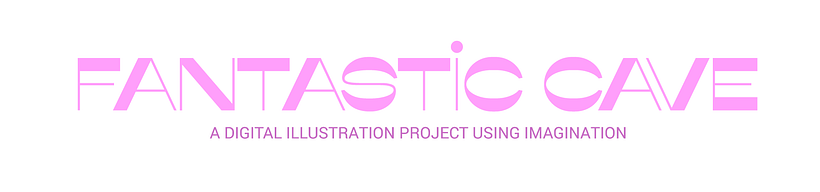 Fantastic Cave, a Digital Illustration Project Using Imagination 0