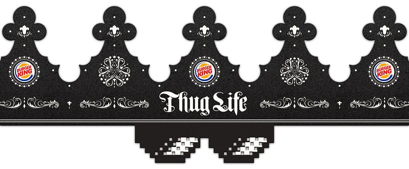 Burger King Crown Domestika